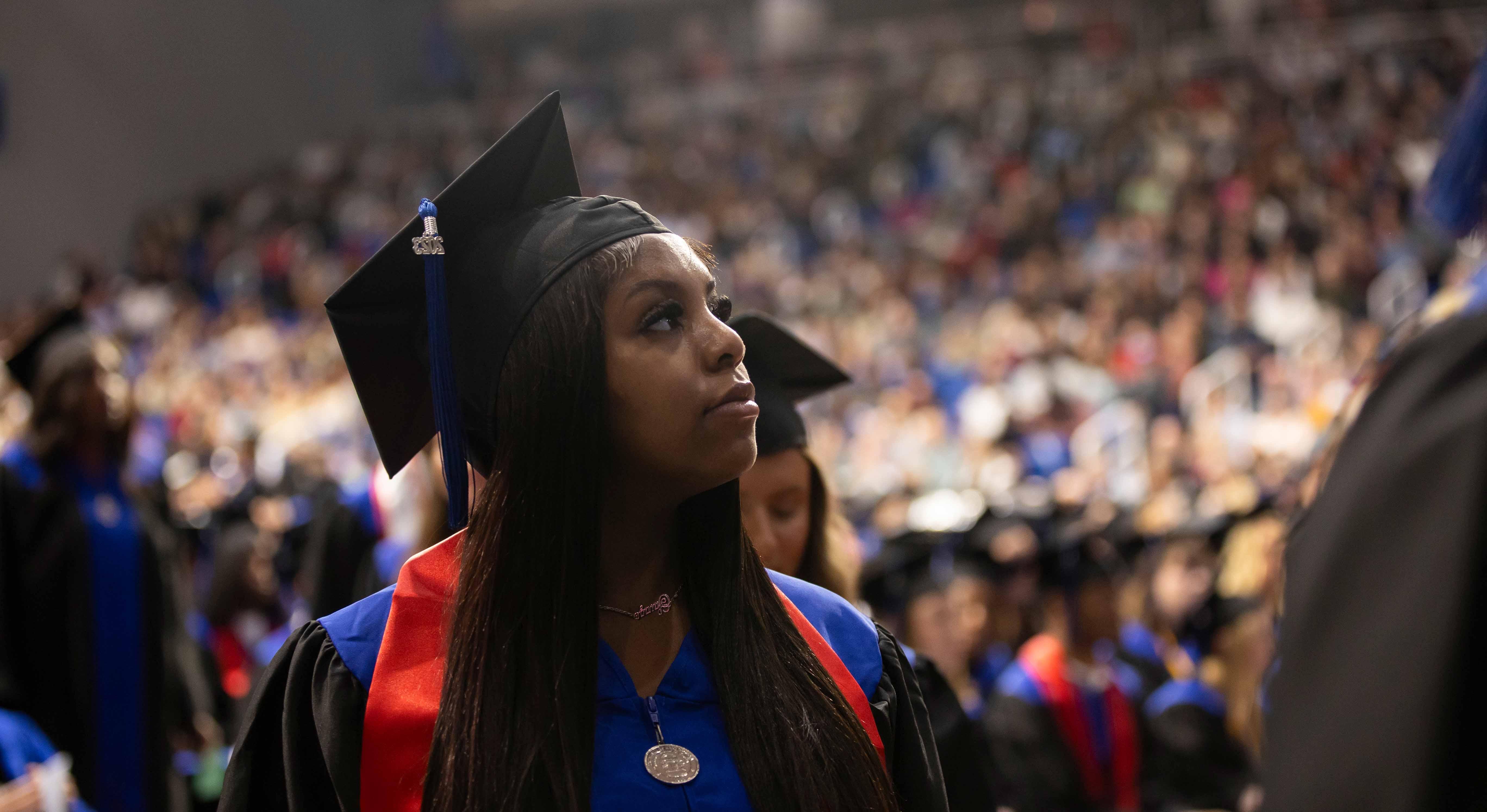 student graduating